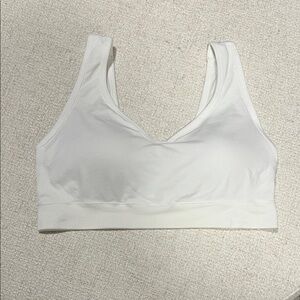 Jockey White Seamless V-Neck Wireless Bralette